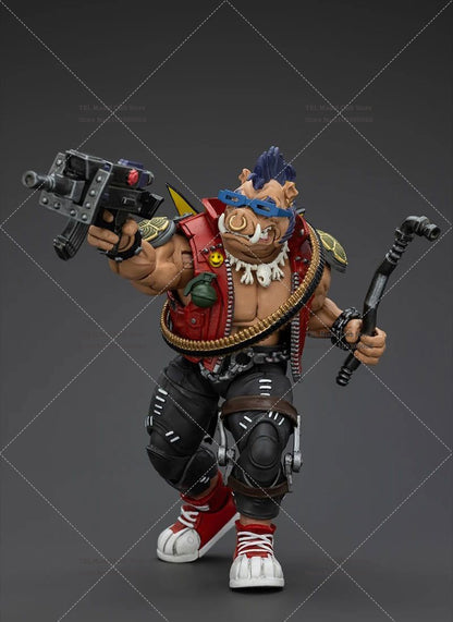 Original JOYTOY TMNT 1/18 Coleção Rocksteady&Beebop Conjunto Completo Boneco de Ação Soldado 11.5cm