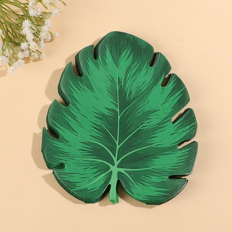 20-100Pcs Bulk Tropical Jungle Leaf Paper Napkin for Hawaiian Summer Beach Birthday Party Table Decoration Wedding Supplies