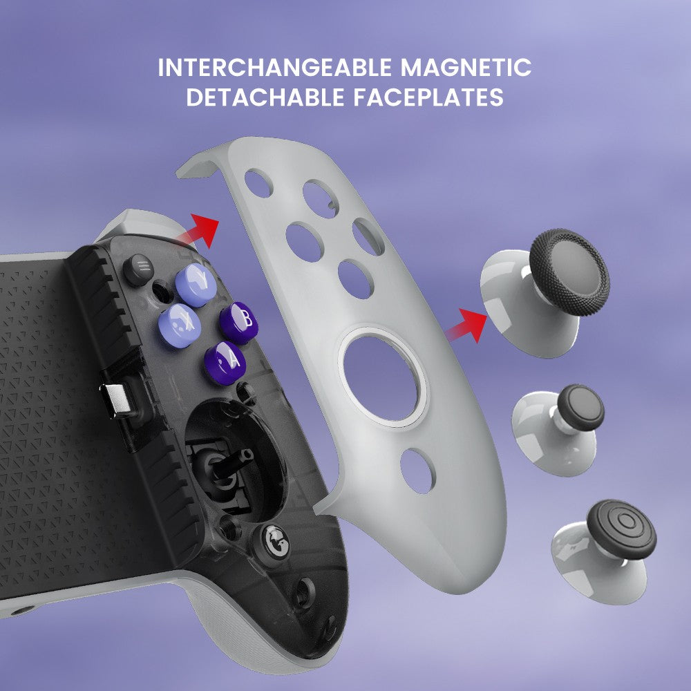 GameSir G8 Galileo Cellphone Gamepad Game Controller, Hall Effect Joystick for iPhone 15 Android Mobile Phone Cloud Gaming