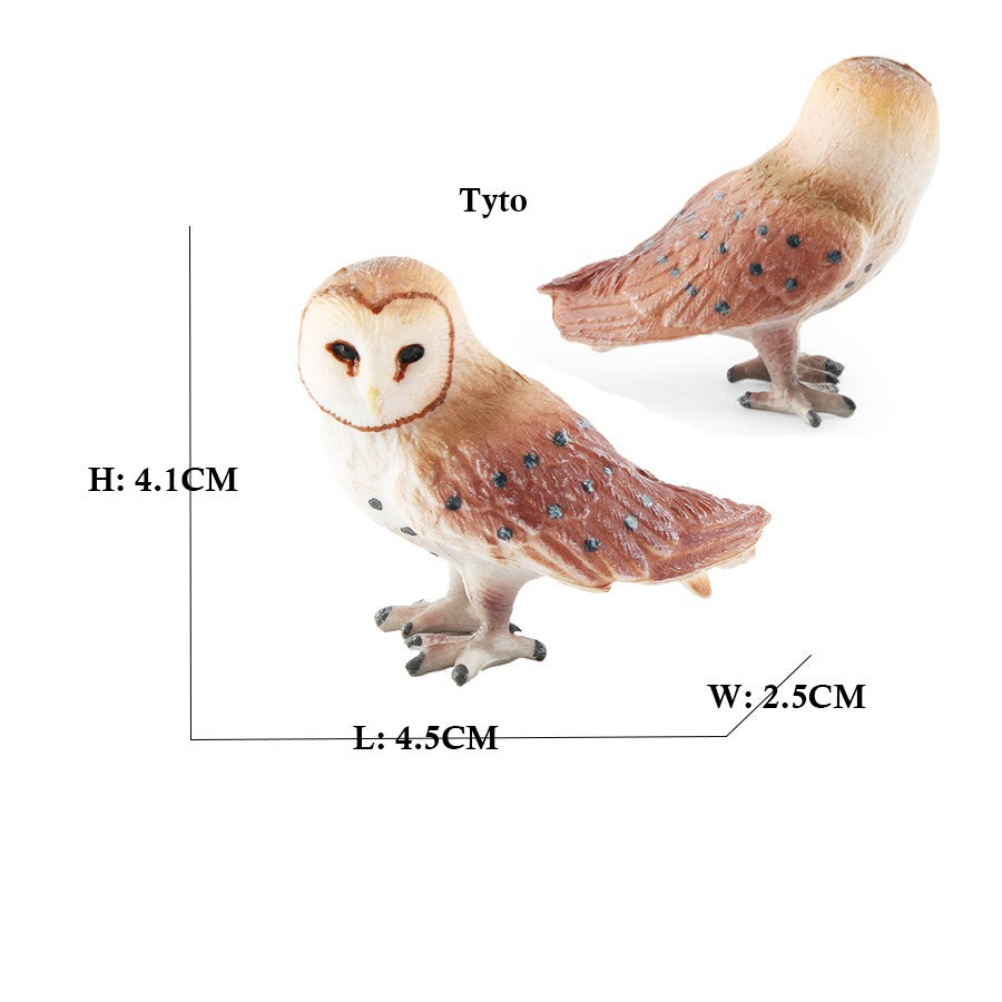 Coruja Flamingo Peru Tucano Seahawk Modelo Animais Estatuetas Plástico Pássaro Brinquedo Boneco de Ação Aventuras na Selva Presentes para Crianças Zoológico da Floresta