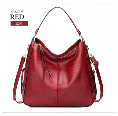 New women's handbag, single shoulder crossbody bag, PU women's tote bag, large capacity women's bag