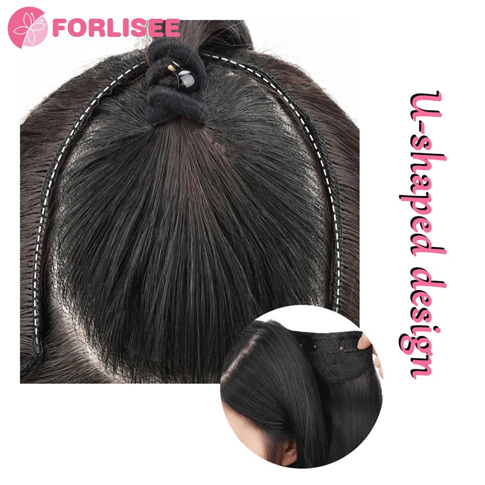 Cabelo Sintético Feminino Estilo Cabelo Comprido Cabelo Extra Comprido Perucas Sintéticas Apliques Camadas Aumento de Cabelo No Topo da Cabeça