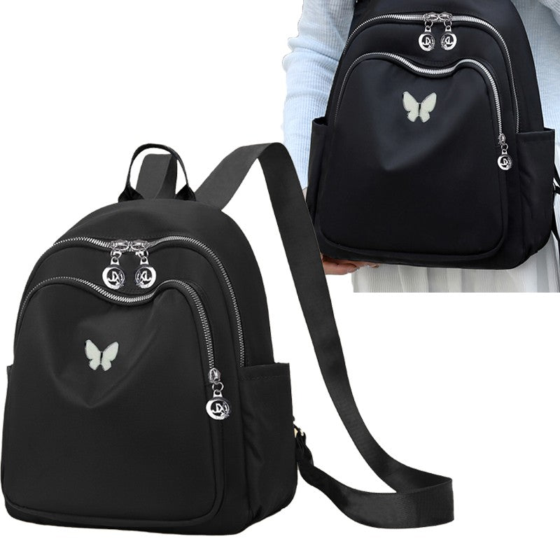 Mochila de ombro duplo – casual estilo coreano em lona de tecido Oxford masculina e feminina, moderna, leve e versátil
