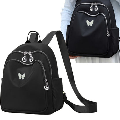 Mochila de ombro duplo – casual estilo coreano em lona de tecido Oxford masculina e feminina, moderna, leve e versátil