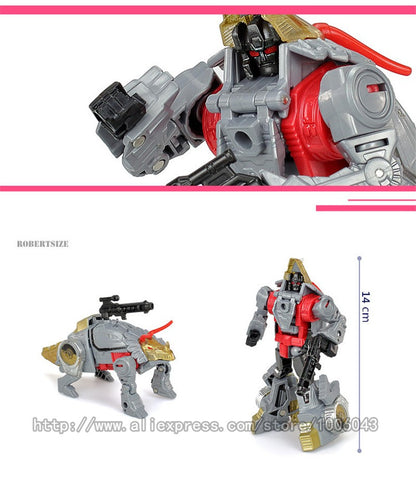 NOVO Chegou G1 KO Brinquedos de Transformação 5 EM 1 Boneco de Ação Clássico Dinossauro Robô Modelo Presente para Crianças