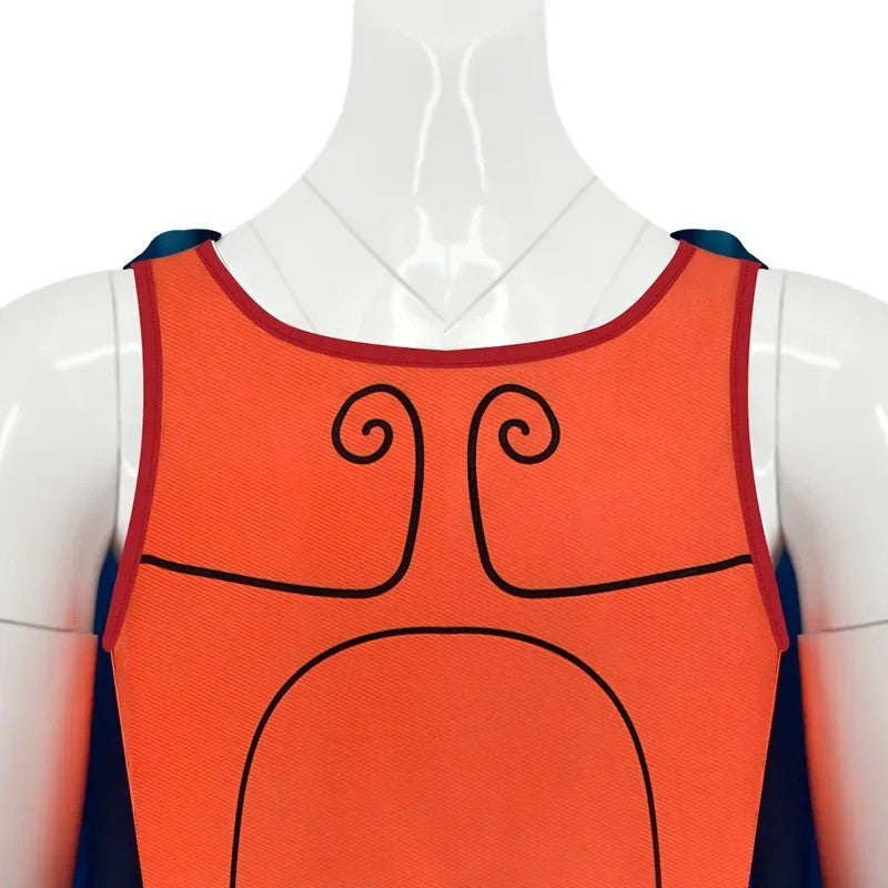 Anime Hercules Cosplay Costume Strongman Jumpsuit Cape Cloak For Men Women Suits Superhero Bodysuit Zentai Halloween Party