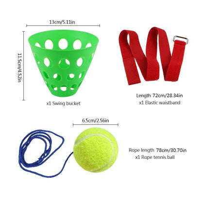 1/2/3Sets Swinging Game Hanging Ball Toss Game For Birthday Party Christmas Holiday Family Outdoor Activities Wedding Gifts
