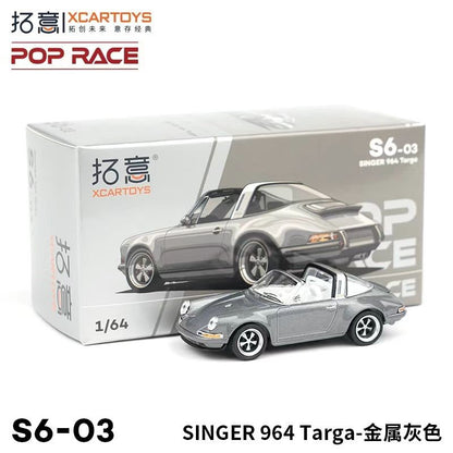 POP RACE 1/64 Porsche RWB Skyline GTR PANDEM DATSUN Mazda RX7 Toyota Coleção de Carros Miniatura de Liga Fundida em Vitrine