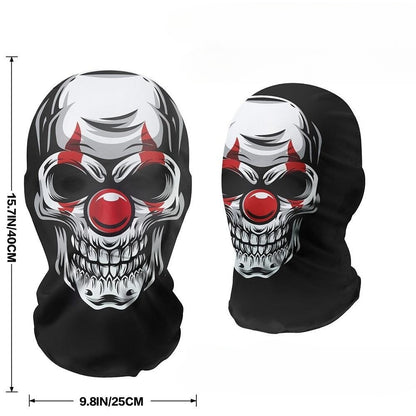 Skeleton Full Face Fashion Headgear, Breathable Mesh, Outdoor Riding, Holiday Disguise Headgear Mask