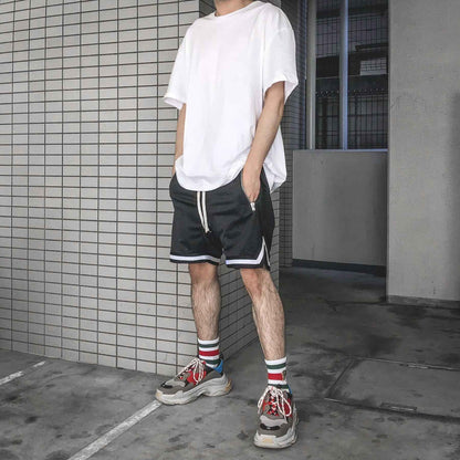 Men's Sports Basketball Shorts Mesh Quick Dry Gym Shorts for Summer Fitness Joggers Casual Breathable Short Pants Scanties Male