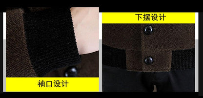 2024 Winter Woolen Jacket for Men Thick and Plush Warm Lapel Trench Coat Casual Business Wool Blends Social Streetwear Overcoat