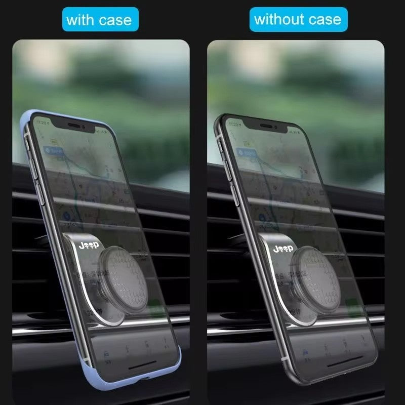 Magnetic Car Phone Holder Air Vent Clip Mount For Jeep Renegade Compass Grand Cherokee Wrangler jk Gladiator Car Accessories