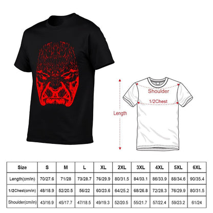 Face of Anti-Life T-Shirt anime t shirts for man black cotton t-shirt plain for man package T-Shirt