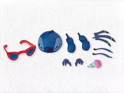 Boneco Articulado do Stitch Estilo Mountain Pass - Brinquedo Educacional para Crianças Presente de Natal Surpresa Modelo Colecionável para Montar