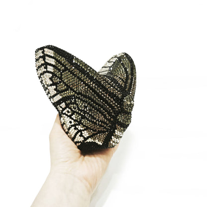 Women Butterfly Gems Evening Minaudiere Clutch Bags Women Crystals Purses and Handbags Bridal Wedding Purse Luxury Clutch Bag