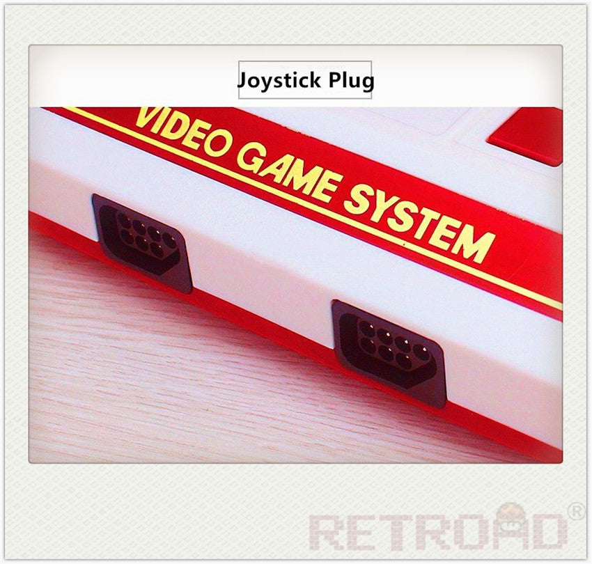 RETROAD 8bit HD Retro Console  Original Shape (Model: C-56 ,HD&RCA 720P Display, 7P Plug Good Controller,300in1 for Free)