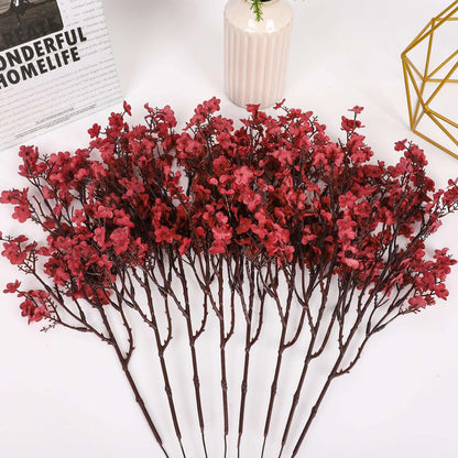 3/5 Pcs Artificial Baby's Breath Fake Flowers for Home Wedding Party Table Arrangements Farmhouse Decoration Faux Gypsophila