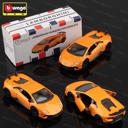 Burago 1:64 Ferrari Series SF90 488P Roma F430 F12 Liga de Carro Modelo Brinquedos Infantis Coleção de Presentes de Férias Modelo de Carro Atacado