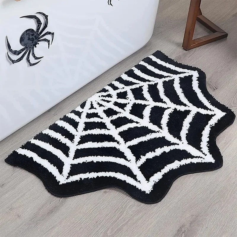 Halloween Shaped Imitation Cashmere Floor Mats Absorbent Bathroom Horror Entrance Door Mat Home Decoration