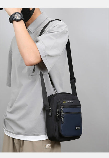 New Fashion Oxford Men Crossbody Bag Single Shoulder Bags Big Capacity Storage Bag Fashion Multi-Pockets Business Crossbody Bags