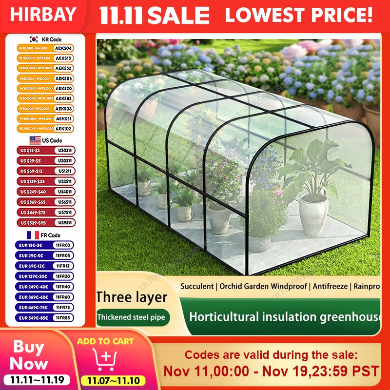 Winter Proof Greenhouse For Plants With Thermal Cover And Sunlight Protection Perfect For Balcony Garden Use And Outdoor Plant