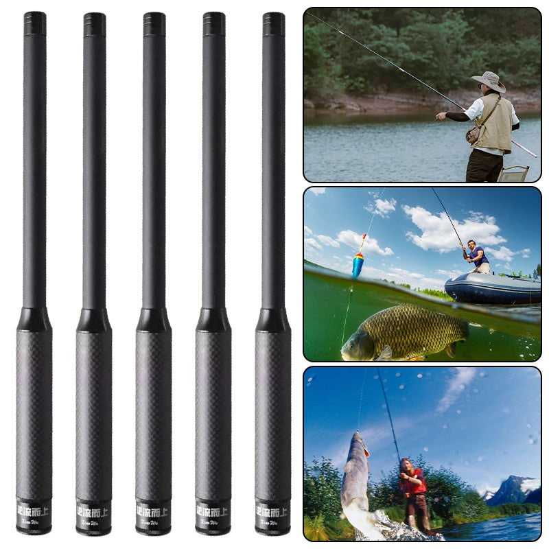 Vara de Pesca Telescópica 1.3/1.5/1.8/2.0/2.2m Mini de Bolso Extensível Vara para Pesca no Gelo, no Mar, para Robalo, Lúcio, Peixe-Pedra