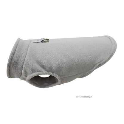 Winter Warm Dog Clothes Pet Jacket Vest with D-Ring For Small Dogs Cats Clothing French Bulldog Costumes Chihuahua Coat