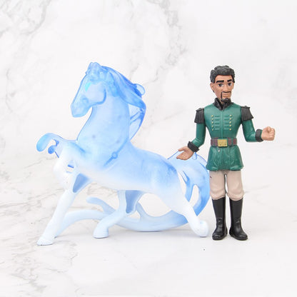 10 pçs/lote Disney Novo Frozen 2 Anna Elsa Bonecos de Ação Kristoff Olaf Coleção de Bonecas para Meninas de 5 a 11cm