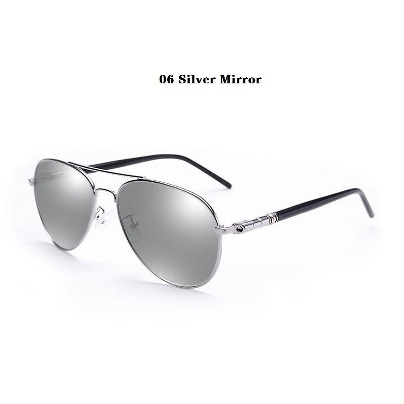 Luxury Pilot Polarized Sunglasses Men Women Driving Fishing Retro Sun Glasses Brand Designer Male Metal Sunglasses For Man UV400