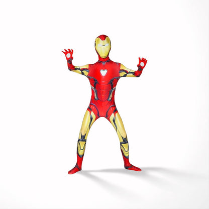 Kids Adult Iron Cosplay Costume Bodysuit Jumpsuit The Avengers Superhero Outfits Halloween Carnival Party Cosplay Costumes