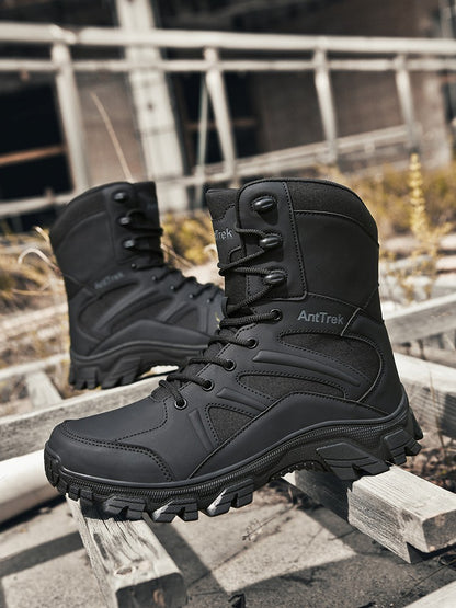 Botas de Caminhada Masculinas de Cano Alto, Casuais, Confortáveis e Quentes