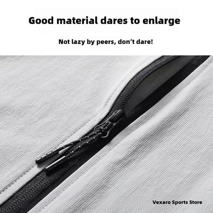 Autumn/Winter Men's Outdoor Running Fitness Morning Jogging Sports Quick-Dry Windproof Cycling Training Jacket and Tracksuit