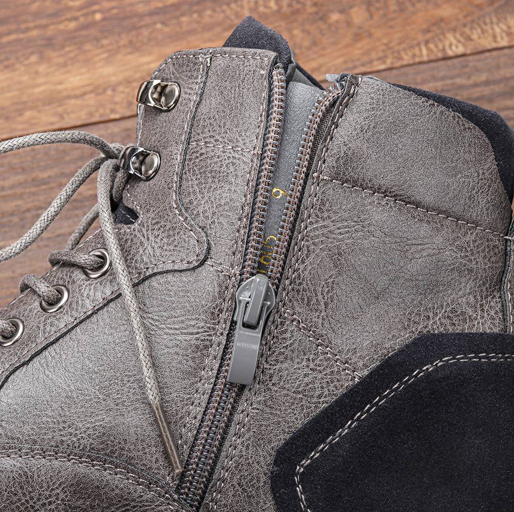 Botas Masculinas de Cano Curto Tamanho 39-45 Botas de Couro Masculinas Marca #AL605