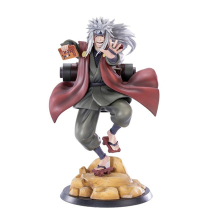 Action Figure Naruto Shippuden Jiraiya MegaHouse GK Anime Japonês PVC Brinquedo Estátua do Jogo Jiraiya Modelo Colecionável Boneco