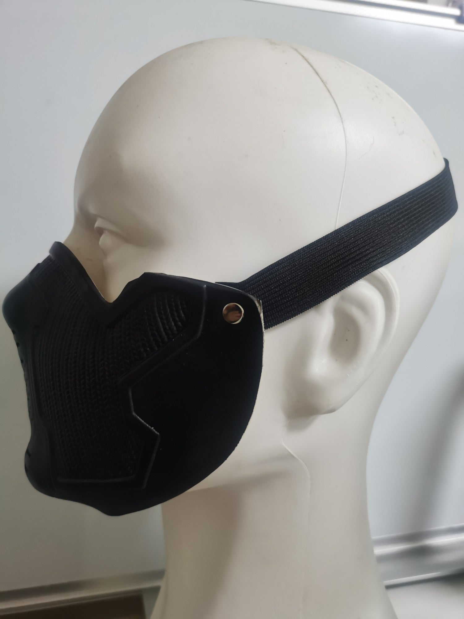 Super Hero Cosplay Winter Soldier Mask James Buchanan Bucky Barnes Cosplay Latex Mask Halloween Christmas Props Half Face Mask