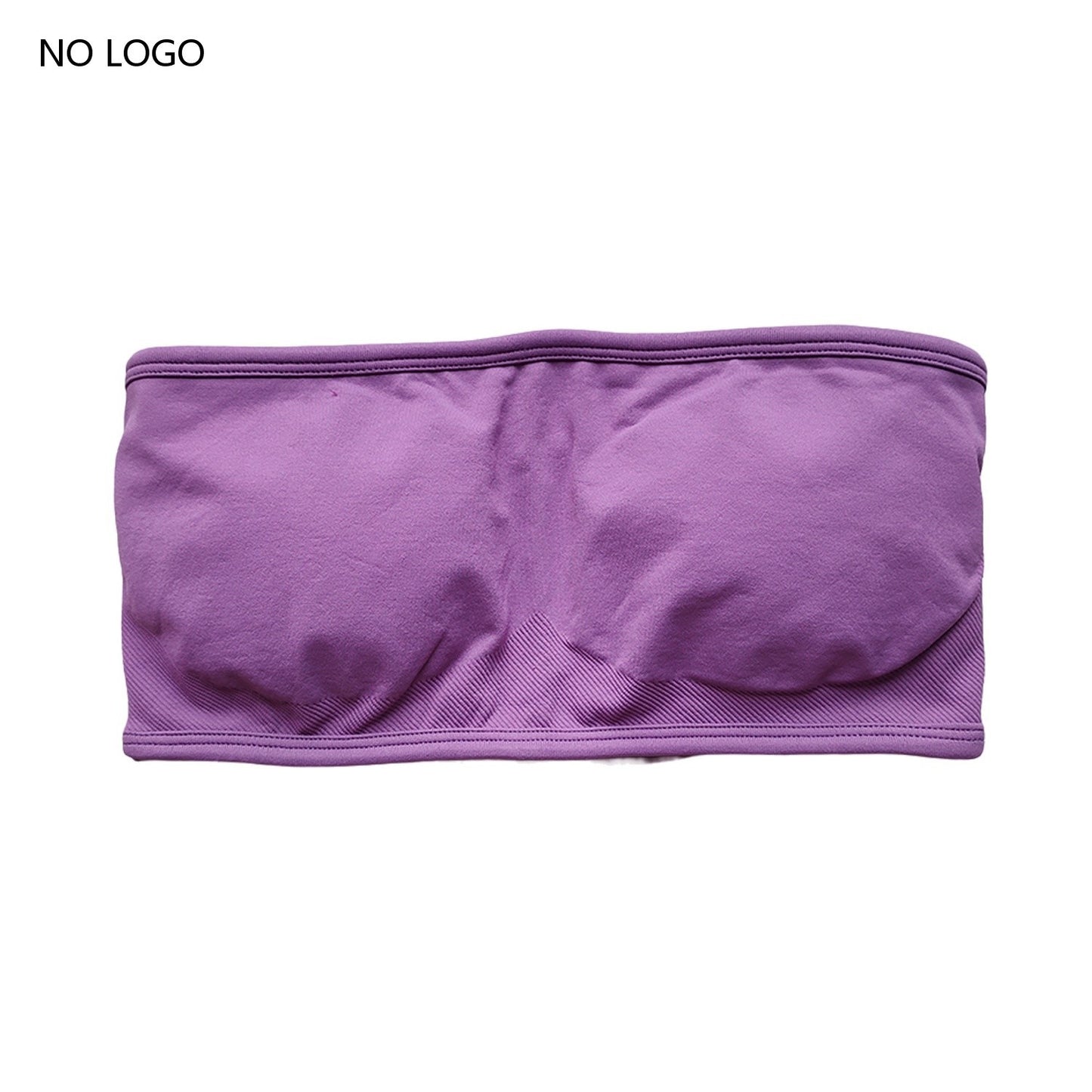 ARFTE Backless Bandeau Sports Bra Gym Women Top Crop Tube Seamless Bras Yoga Tops  Workout Sportswear Push-up Fitness Gym Bra