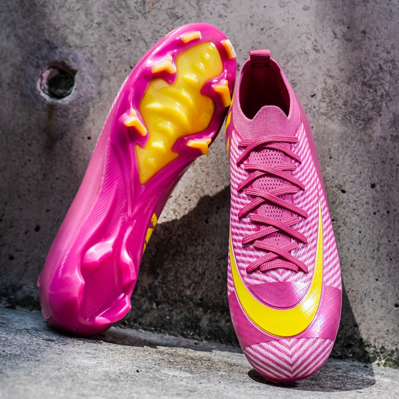 New Men Soccer Shoes TF/FG Society Match Cleats Football Field Boots Indoor Professional Training Original Women Football Shoes