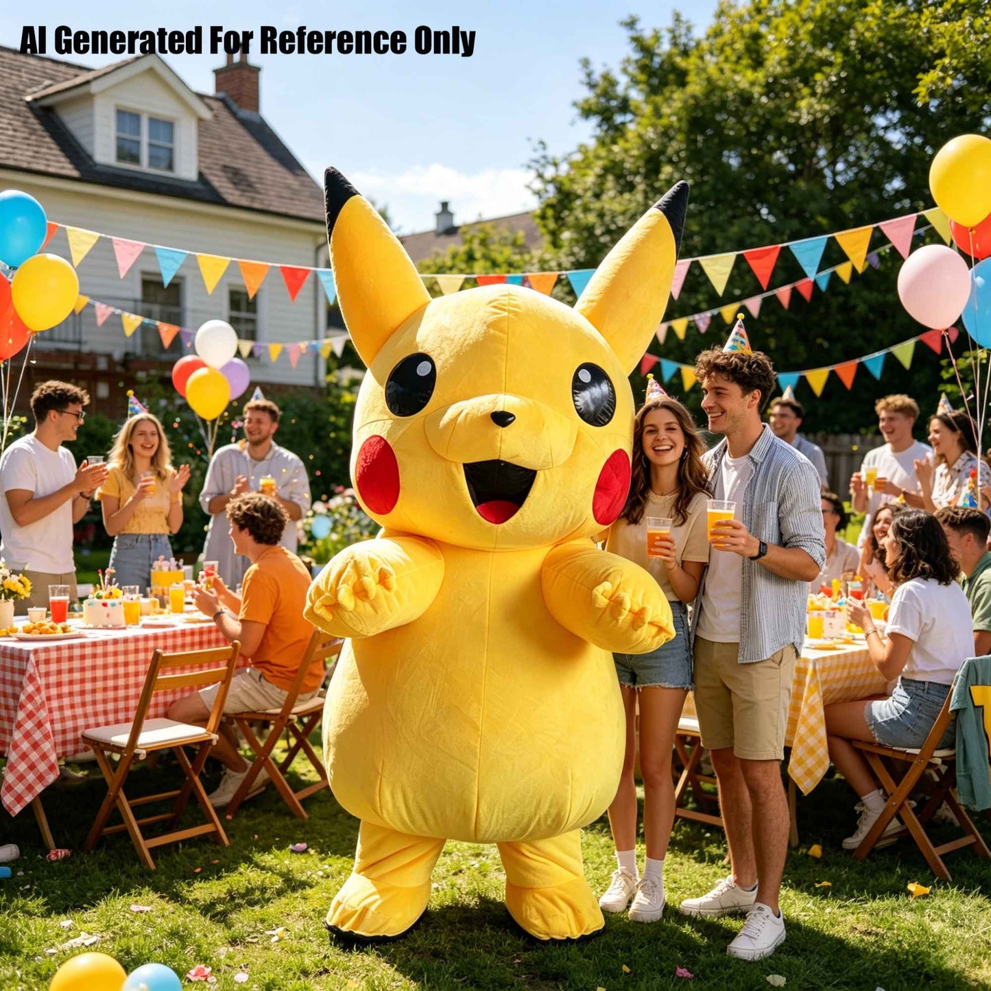 2M Rabbit Inflatable Costume Mascot Adult Character Cosplay Birthday Halloween Party Event Set with Battery