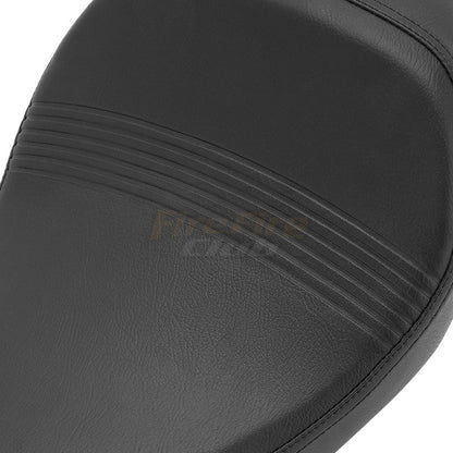 Assento Individual do Piloto de Moto Almofada Dianteira Preta Compatível com Harley Sportster XL 1200 883 72 Forty Eight 2016-diante