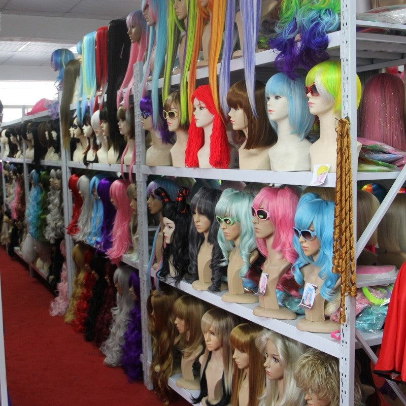 Anxin Hot Selling Long Anime Cosplay Heat Resistant Halloween Party Wig