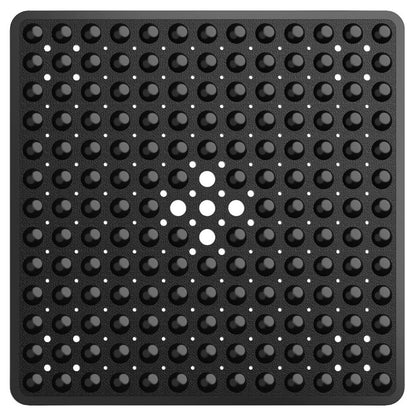 Tapete de chuveiro 53x53cm ventosa PVC antiderrapante tapete de banho quadrado para chão de chuveiro tapete de segurança antiderrapante para banheira carpete de banheiro