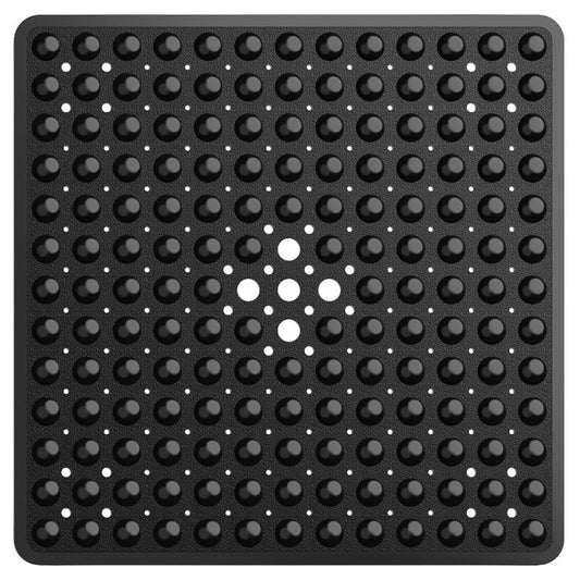 53x53cm Shower Mat Suction Cup PVC Anti Slip Bath Mat Square Shower Floor Pad Non Slip Safety Mat for Bathtub Bathroom Carpet