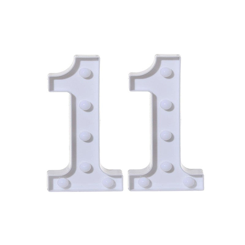2Pcs Number 16 18 21 30 Led Light String Happy Birthday Party Decoration Wedding Anniversary Adult Birthday Party Gift Light Led