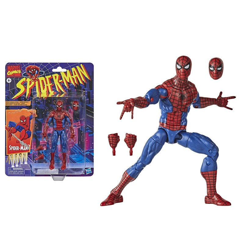 Hasbro Spider Man 2099 Miguel O Hara Legends Venom Deadpool Bonecos Articulados Que Mudam de Rosto Estátua Modelo Boneca Brinquedos Infantis de Presente