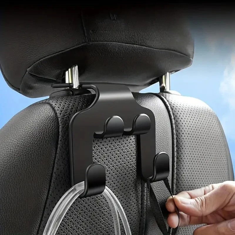 Gancho de carro para banco traseiro, suporte para celular, suporte preguiçoso para encosto de cabeça do banco traseiro para iPhone Samsung Todos os telefones