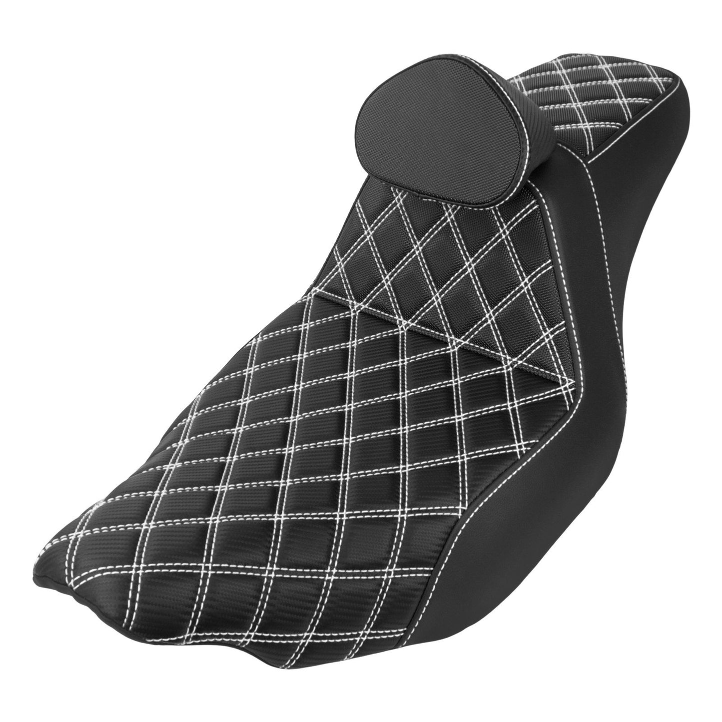 Assento Duplo de Motocicleta com Encosto para Piloto e Passageiro Para Harley Touring FLHR 2024-UP Road Street Glide CVO 2023