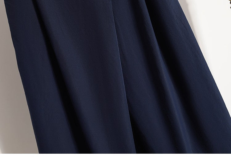 Summer Women Plus Size Skirt 2025 New High Waist Irregular Mid Long Skirt Woman Elastic Waist A Line Pleated Big Size Skirts