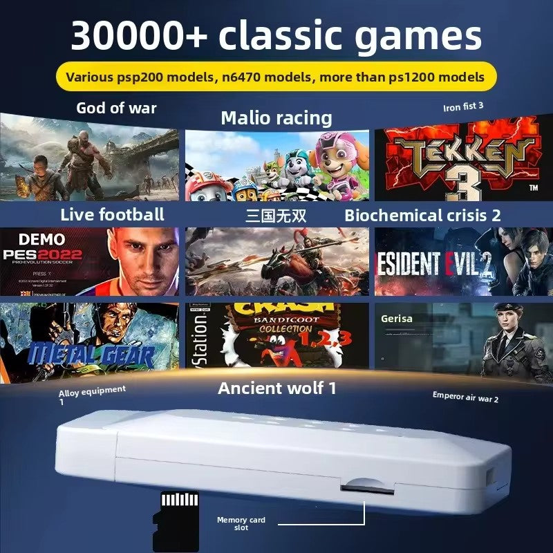 New M22 Wireless Retro Style Dual Player Game Console TV Connection High Definition Simulation Game Controller Home Use