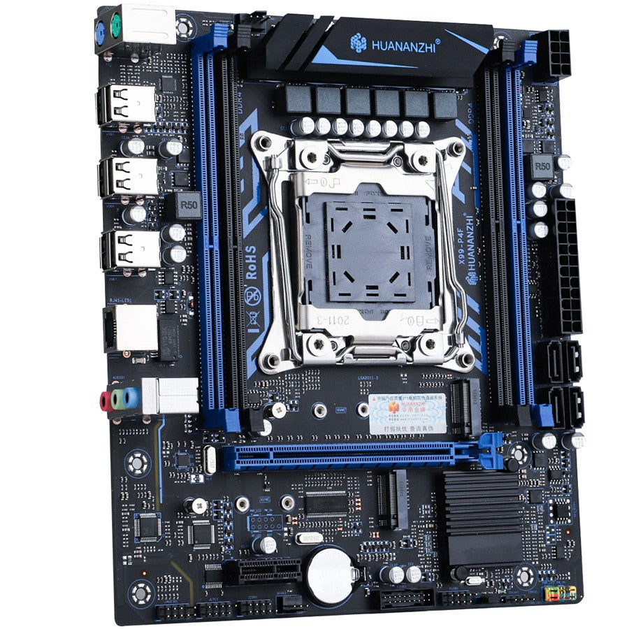 Placa-mãe HUANANZHI X99 P4F LGA 2011-3 XEON X99 suporta Intel E5 V3 V4 Todas as séries de memória DDR4 RECC NON-ECC NVME