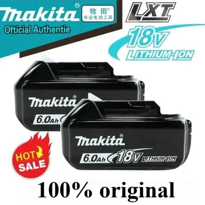 Bateria de Lítio de Substituição 100% Original Makita 6Ah/5Ah/3Ah para Bateria Makita 18V BL1830B BL1850B BL1850 BL1840 BL1860 BL1815